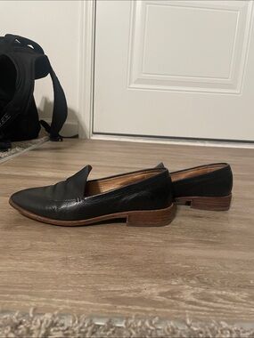 Madewell size 7 Black Leather Women’s Frances Loafers